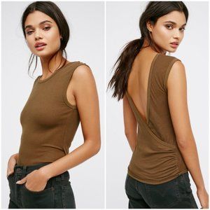 Free People backless top